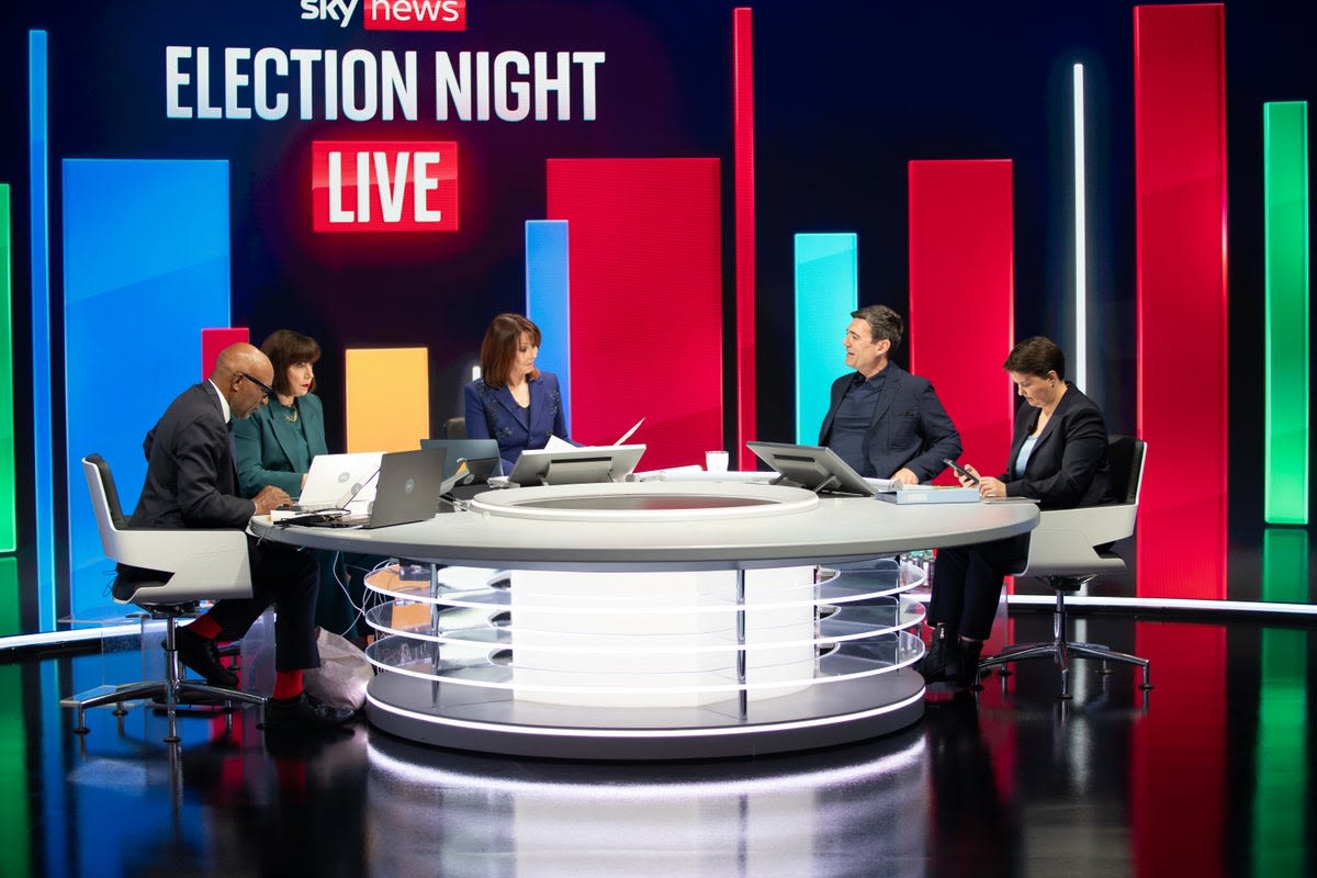 Election night TV review: From Sky News’s extended guttural grunting to the BBC’s disjointed duo
