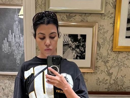 Kourtney Kardashian proves she adopted her Travis Barker's style