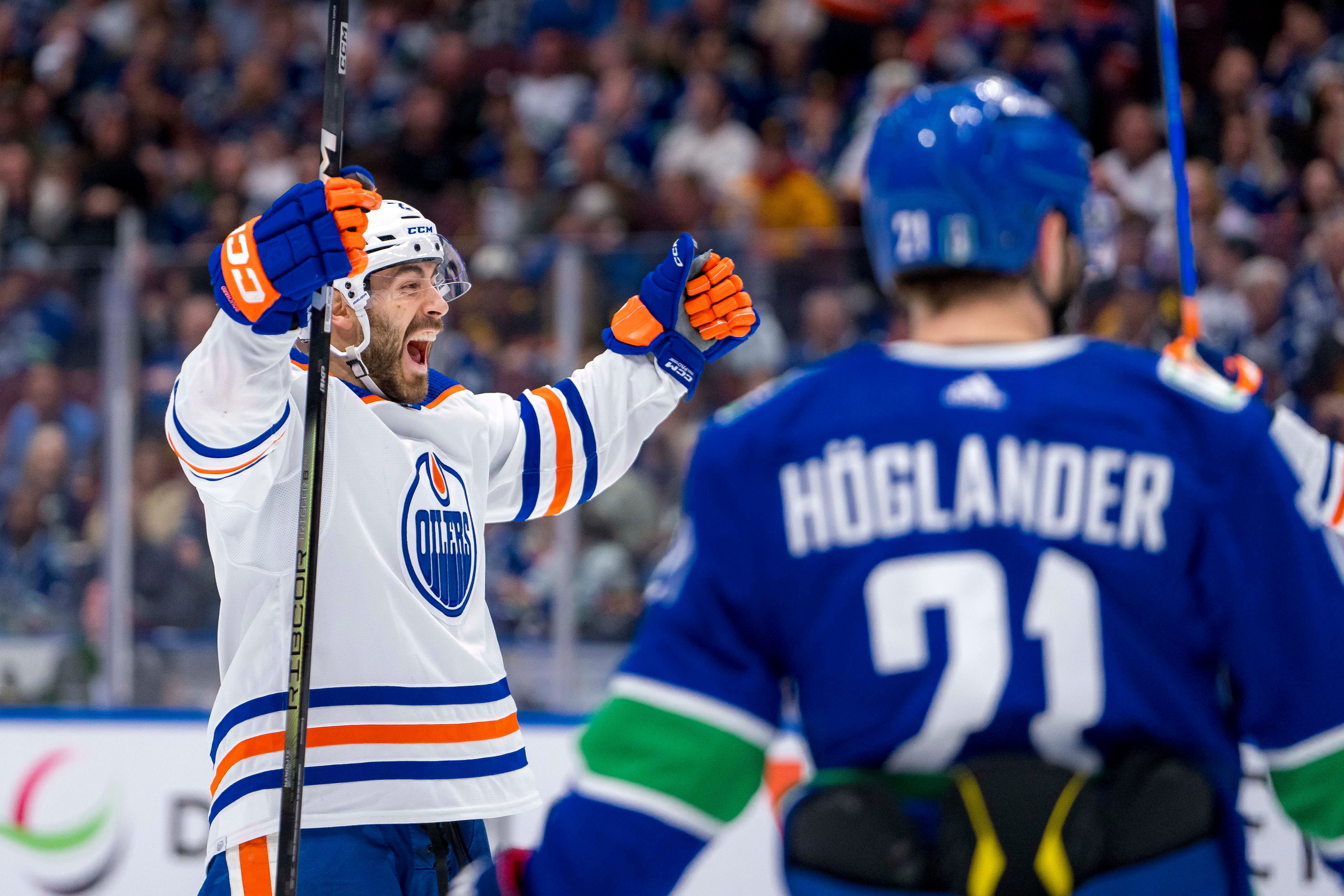 Oilers beat Brock Boeser-less Canucks in Game 7 to reach Western Conference final