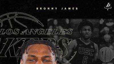 Bronny James é draftado pelos Los Angeles Lakers e vai jogar com o pai, LeBron James, na NBA