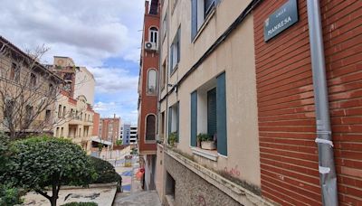 Calle Manresa, herencia de la Guerra Civil en Tudela