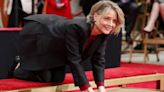 Jodie Foster leaves her mark in cement at L.A.'s Chinese Theatre