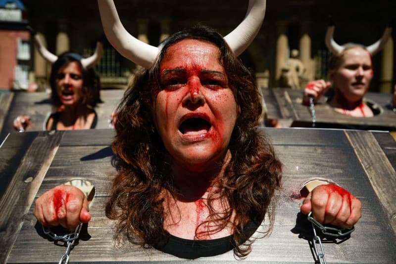 Spain's controversial Pamplona bull run festival gets under way