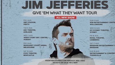 Jim Jeffries Will Embark on Australian Tour This August