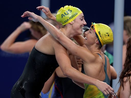 2024 Paris Olympics: Australia flexes swimming muscle in rivalry with U.S.
