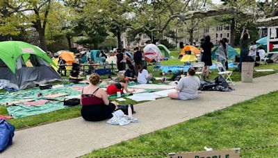 Vassar students begin pro-Palestine encampment at college, say they won’t leave until demands are met