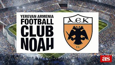 Noah 3-1 AEK Atenas: resultado, resumen y goles