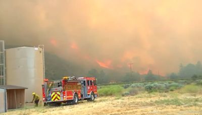 Mapa: dónde arden los incendios forestales en el sur de California