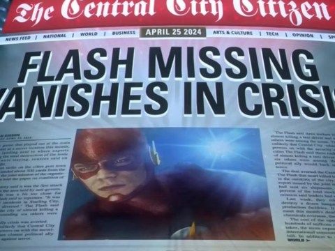 The Flash: Grant Gustin Celebrates Crisis Headline Date