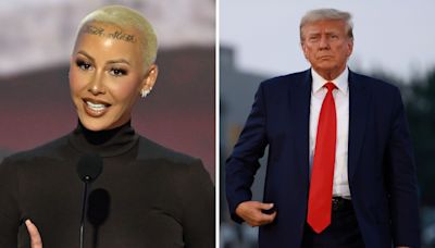 Amber Rose says Donald Trump "isn't very conservative"