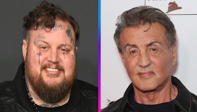 Jelly Roll Hangs Out With Sylvester Stallone on 'Tulsa King' Set