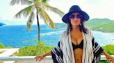 Salma Hayek Goes Makeup-Free as She Shares Bikini Photos from Tropical Getaway