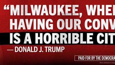 Here's a look at the political billboards popping up around Milwaukee ahead of the RNC