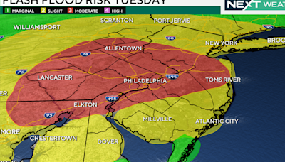 First of 2 weather systems to arrive Tuesday in Philadelphia region. Here's what you need to know.
