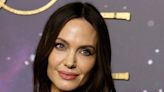 Angelina Jolie Shows Off Her Chest Tattoo on the Red Carpet Before Winning Her First Tony Award