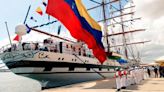 Buque escuela Simón Bolívar zarpa hacia el Caribe en un viaje de instrucción