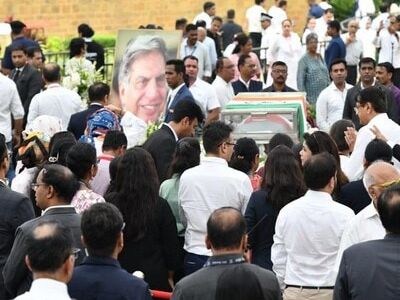 Ratan Tata funeral: Mortal remains reach Worli crematorium for final rites