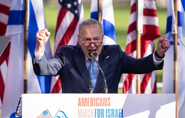 Trump falsely claims Chuck Schumer is a ‘proud member of Hamas’