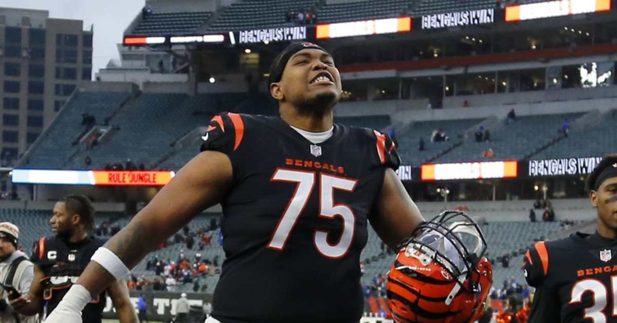 Pro Football Network predicts the Bengals starting O-Line and ranks it among other teams