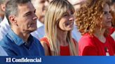 Sánchez reaparece con su mujer en un acto del PSOE un día después de su imputación