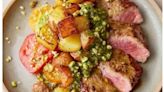 Jamie Oliver's 'tasty' herby steak and crispy potatoes are ready in half an hour