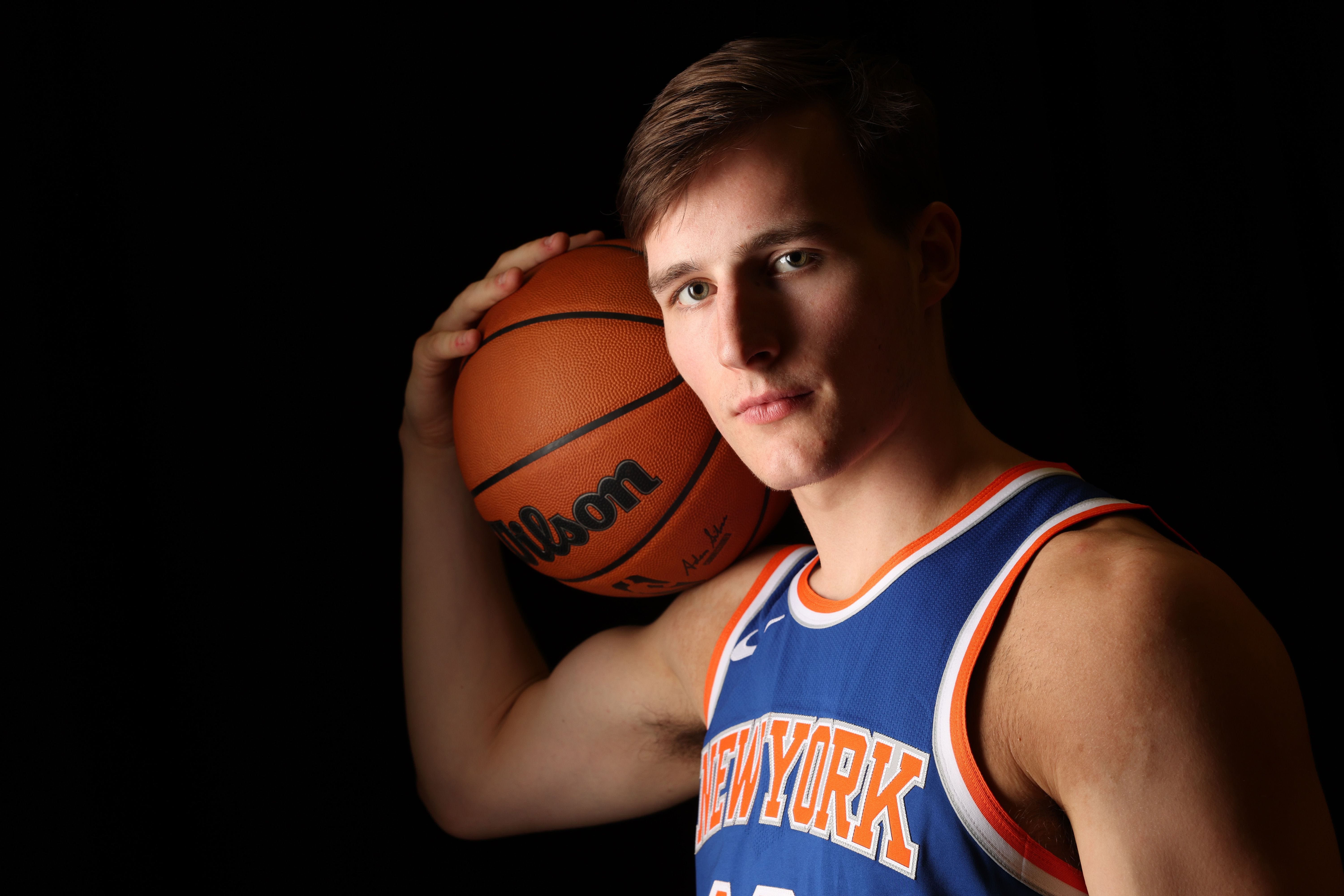 Knicks rookie Tyler Kolek offers look at recent offseason workout