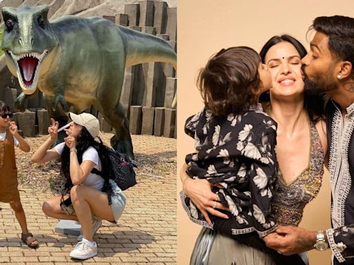 Hardik Pandya reacts to Natasa Stankovic's photos with son Agastya post divorce announcement