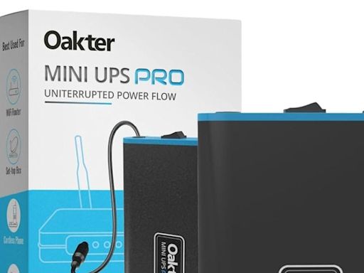 Oakter Mini UPS Pro Keeps The Internet Running Without Any Cut - News18