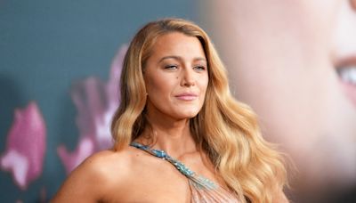 Blake Lively Serves Flawless Look in Plunging Crystal Gown