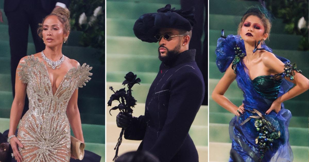 2024 Met Gala: Stars Command the Red Carpet in Glamorous and Daring Outfits for 'Garden of Time' Theme