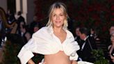 Pregnant Sienna Miller Wears Epic Cut-Out Two-Piece at London Fashion Week