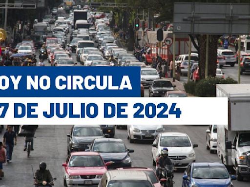 ¿Quién descansa este sábado? Hoy No Circula en CDMX y Edomex