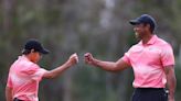 Tiger Woods and son Charlie, ‘Team Ice Bath,’ trail by two heading into final round of PNC Championship