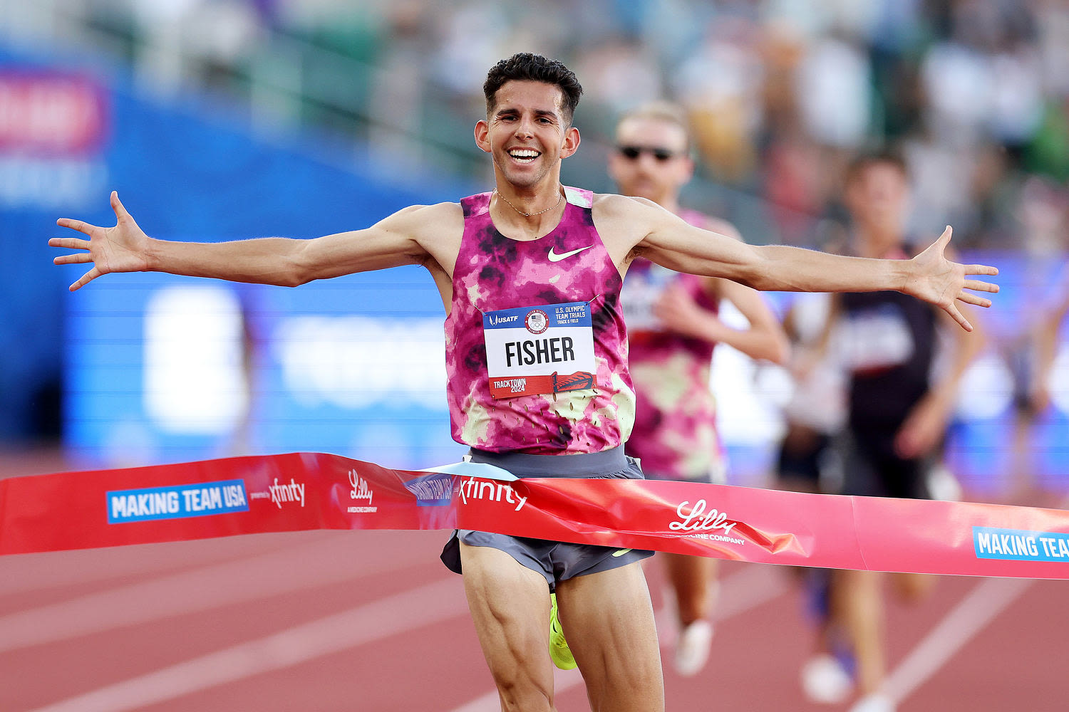 Grant Fisher punches ticket to Paris, Sha’Carri Richardson advances in 100-meters in track and field trials