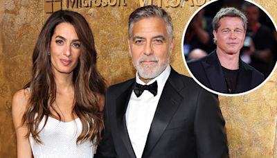 Brad Pitt ‘Always Looked Up’ to George Clooney’s Relationship With Amal: It’s ‘Inspired Him’