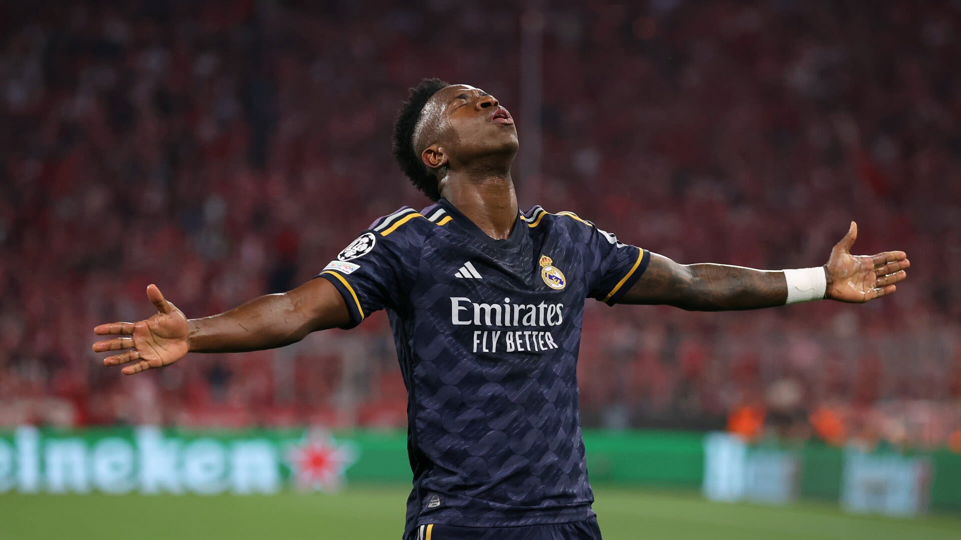 Bayern Munich 2-2 Real Madrid: Vinicius scores twice, Kane once in razor-thin first leg