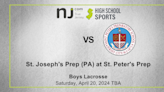 Boys Lacrosse results: St. Joseph's Prep (PA) vs. St. Peter's Prep, 4/20/2024