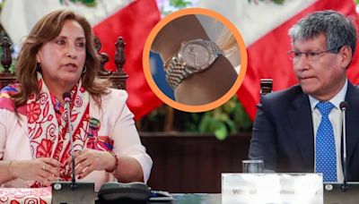 Dina Boluarte y Wilfredo Oscorima se oponen a que el PJ confirme incautación de tres Rolex y una pulsera Bangle