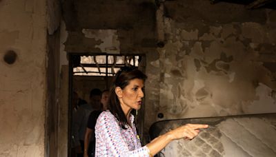 Nikki Haley wrote 'finish them' on an Israeli artillery shell during a trip to Israel