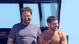 Zac Efron, Gerard Butler and bikini-clad women party on yacht in St Tropez