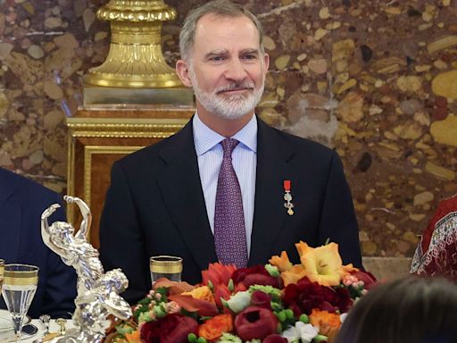 El curioso menú por el aniversario de Felipe VI como rey: algas, turrón de Jijona y terciopelo de remolacha