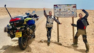 They set off around the world on a motorcycle and ‘fell off many times.’ Now they’re in the record books | CNN