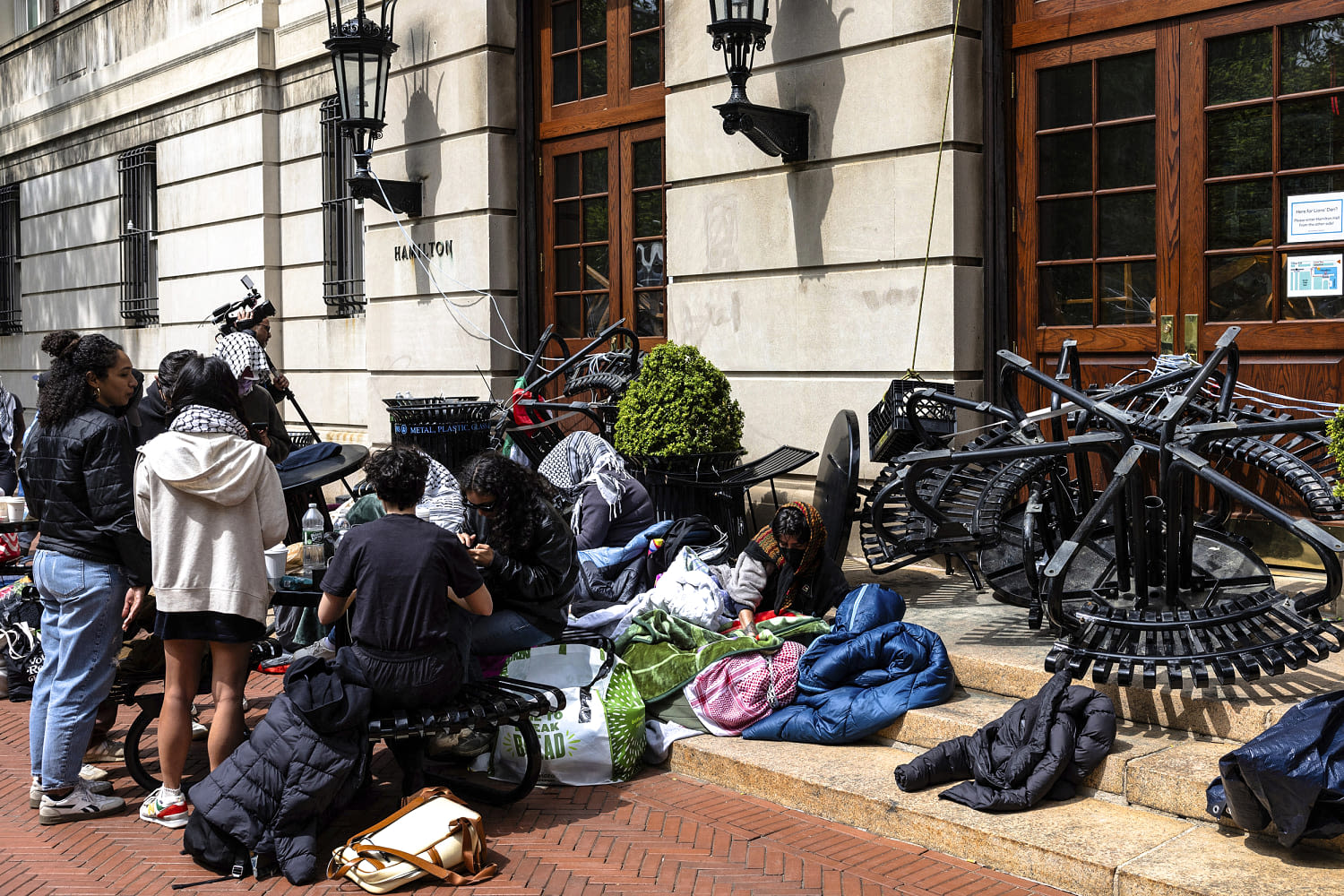 Pro-Palestinian student groups say an autonomous group has occupied Columbia University's Hamilton Hall