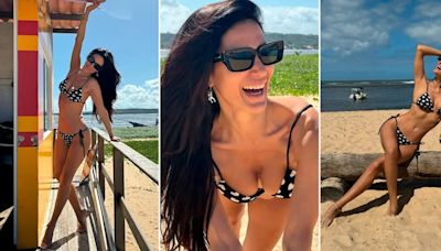 Las vacaciones de Silvina Escudero en Brasil: playa, baile y un look que despertó un especial recuerdo