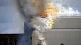 Raging fire destroys massive World War II-era blimp hangar in Southern California