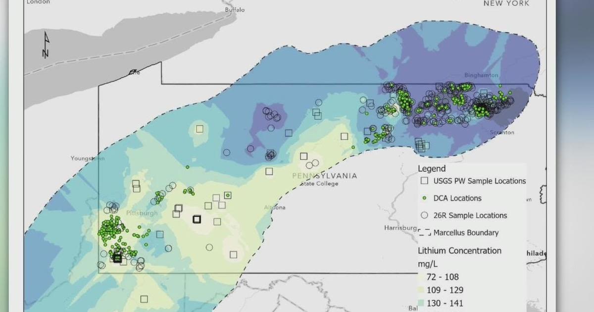 Researchers in Pittsburgh discover large source of lithium in Pennsylvania