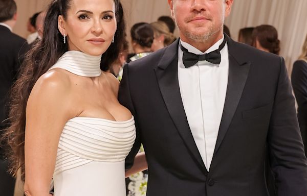 Matt Damon and Luciana Barroso Turn 2024 Met Gala Into Rare Date Night