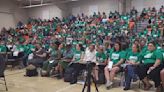 Opposition to Logan prison closure fills gym as commission considers recommendations