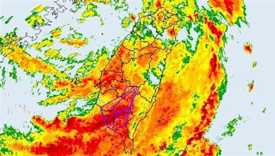 颱風凱米帶旺盛西南風水氣 南高屏多處時雨量破百毫米