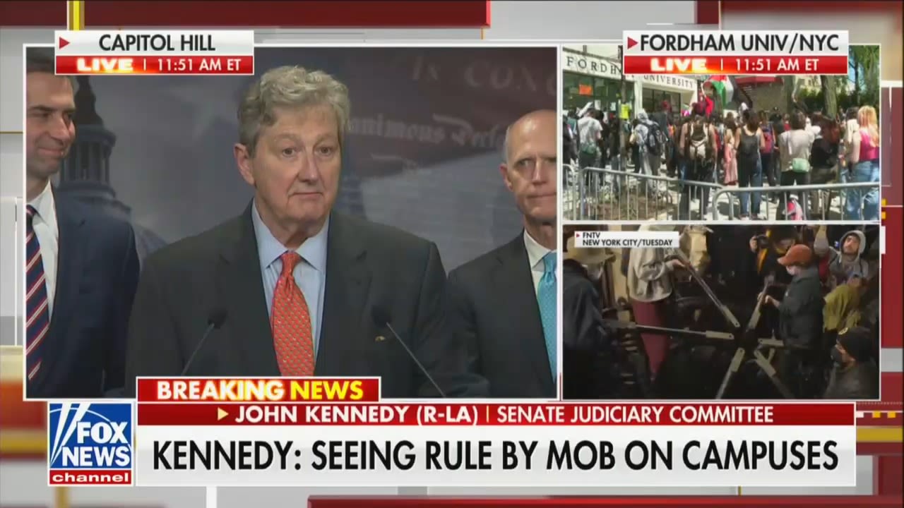 Sen. John Kennedy Wildly Claims College Professors Supporting Protests Believe in ‘The Right To Kill Jews’